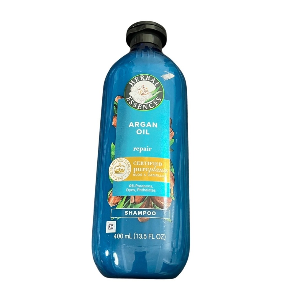 Herbal Essences Shampoo Unisex 13.5 oz Blue Argan Oil Repair Pure Plants